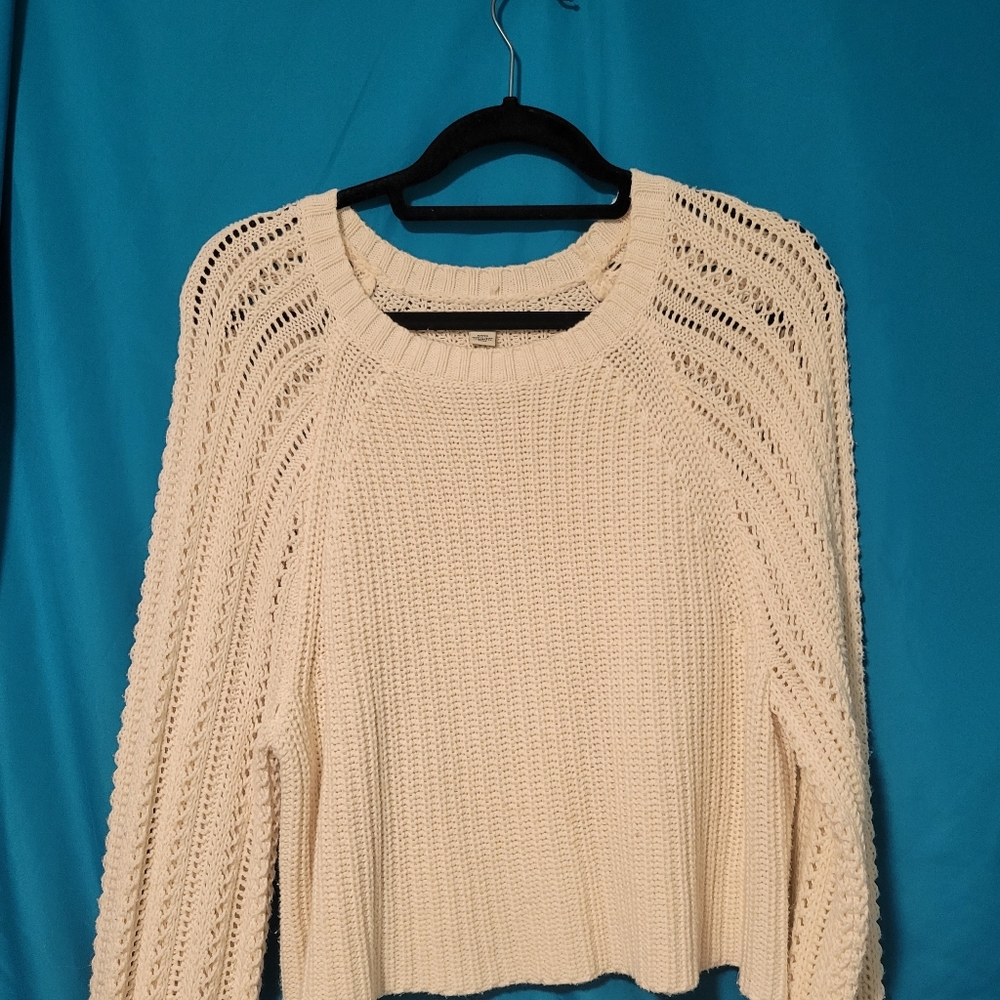 White American eagle sweater